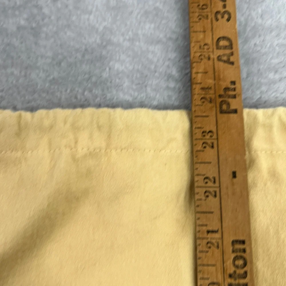 Louis Vuitton Dust Bag Tan Large Cotton Drawstring Purse Handbag 23.5x23.5in